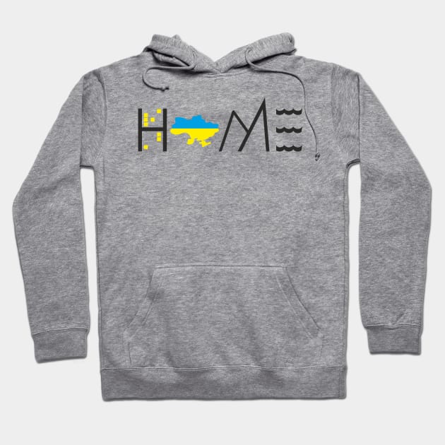 Home Ukraine Hoodie by aceofspace